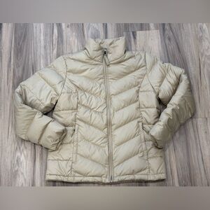 The North Face Light Tan Puffer Jacket